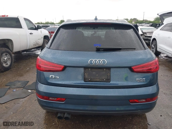 2016 Audi Q3 Premium Plus with VIN WA1EFCFS4GR024882, listed as a IAAI auction lot 41898646 with 82,553 mi miles. Bid and sale history available at carsss.com. Image 16.