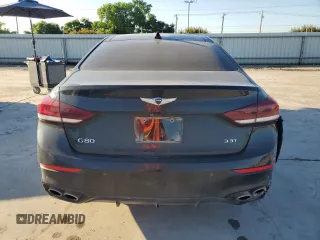 2018 Genesis G80 Sport с VIN KMHGN4JB9JU222730, выставлен на аукционе Copart как лот 56293445 с пробегом 65 924 миль миль и Списание • Salvage title. История ставок и продаж доступна на DreamBid. Изображение 6.