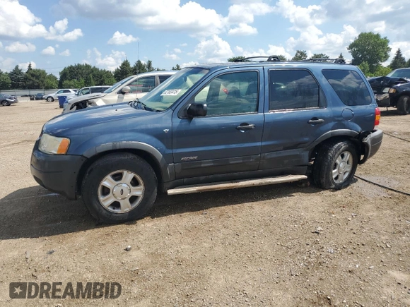 2001 Ford Escape XLT z VIN 1FMYU04111KB13287, wystawiony jako Copart lot #62183415 z przebiegiem 237 142 mil mil oraz Szkoda całkowita • Salvage title. Historia ofert i sprzedaży dostępna na DreamBid. Obrazek 1.