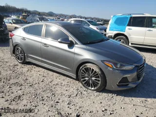 2018 Hyundai Elantra Sport with VIN KMHD04LB9JU513940, listed as a Copart auction lot 50408235 with 117,760 mi miles and Salvage Title. Bid and sale history available at carsss.com. Image 4.