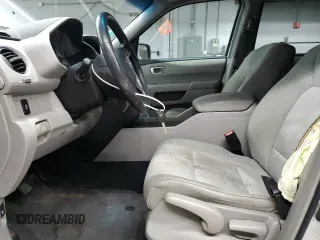 2012 Honda Pilot LX with VIN 5FNYF4H22CB005849, listed as a Copart auction lot 45019035 with 153,675 mi miles and Salvage Title. Bid and sale history available at carsss.com. Image 7.