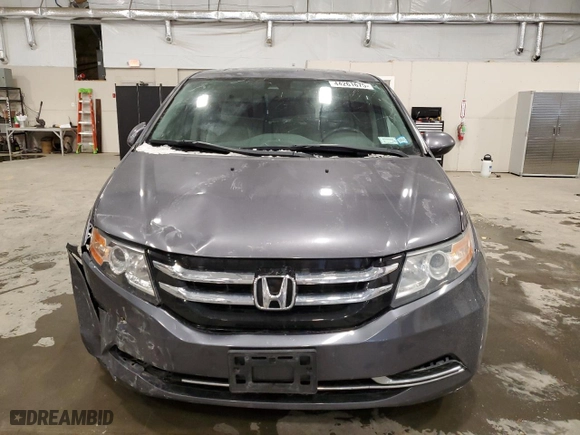 2016 Honda Odyssey EX-L with VIN 5FNRL5H65GB025783, listed as a Copart auction lot 44261675 with 109,670 mi miles and Salvage Title. Bid and sale history available at carsss.com. Image 5.