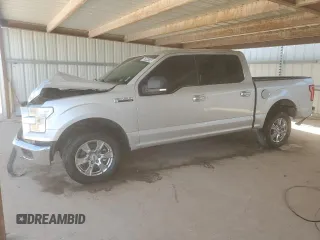 2017 Ford F-150 XL with VIN 1FTEW1C84HFA35628, listed as a Copart auction lot 52444745 with 168,823 mi miles and Clean Title. Bid and sale history available at carsss.com. Image 1.