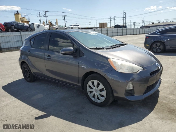 2013 Toyota Prius c One with VIN JTDKDTB34D1550209, listed as a Copart auction lot 51770575 with 129,387 mi miles and Salvage Title. Bid and sale history available at carsss.com. Image 4.