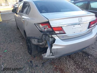 2013 Honda Civic Sdn LX with VIN 2HGFB2F54DH513399, listed as a IAAI auction lot 41348199 with 116,977 mi miles. Bid and sale history available at carsss.com. Image 6.