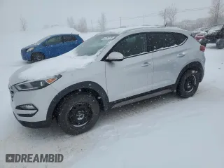 2017 Hyundai Tucson SE Plus with VIN KM8J33A44HU592534, listed as a Copart auction lot 43797175 with 64,012 mi miles and Salvage Title. Bid and sale history available at carsss.com. Image 1.