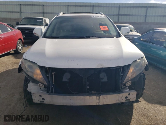 2012 Lexus RX 350 with VIN 2T2ZK1BA5CC083394, listed as a Copart auction lot 43166365 with 214,776 mi miles and Salvage Title. Bid and sale history available at carsss.com. Image 5.