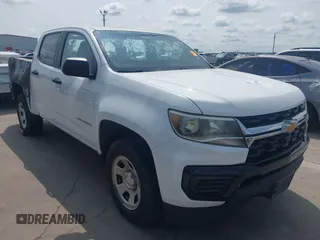 2021 Chevrolet Colorado 4WD Work Truck with VIN 1GCGTBEN1M1100422, listed as a IAAI auction lot 42340467 with Not provided miles and . Bid and sale history available at DreamBid. Image 1.
