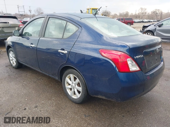 2012 Nissan Versa SV with VIN 3N1CN7AP3CL803592, listed as a IAAI auction lot 41902725 with 149,380 mi miles. Bid and sale history available at carsss.com. Image 3.