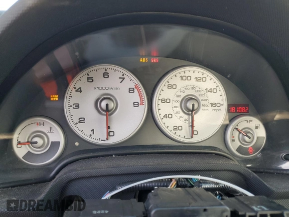2002 Acura RSX Type S with VIN JH4DC53082C016478, listed as a Copart auction lot 75098844 with 181,082 mi miles and Salvage Title. Bid and sale history available at carsss.com. Image 9.