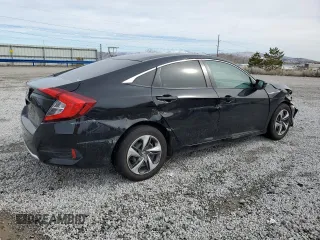 2019 Honda Civic LX with VIN 19XFC2F61KE009602, listed as a Copart auction lot 45585045 with 84,414 mi miles and Salvage Title. Bid and sale history available at DreamBid. Image 3.
