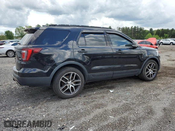 2016 Ford Explorer Sport with VIN 1FM5K8GT1GGC63397, listed as a Copart auction lot 55481335 with 161,211 mi miles and Clean title. Bid and sale history available at DreamBid. Image 3.
