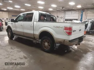 2014 Ford F-150 XL with VIN 1FTFW1ET9EKE72176, listed as a IAAI auction lot 41294576 with 129,677 mi miles. Bid and sale history available at carsss.com. Image 3.