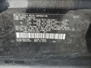 2007 Toyota RAV4 Limited with VIN JTMZK31VX75014305, listed as a Copart auction lot 55990915 with 135,215 mi miles and Salvage title. Bid and sale history available at DreamBid. Image 14.