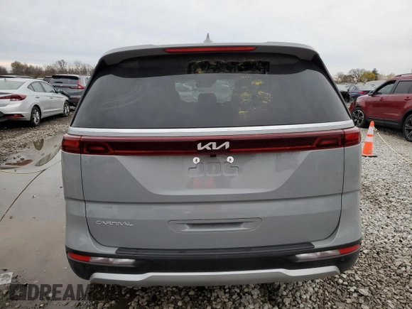 2024 Kia Carnival EX with VIN KNDNC5H38R6432189, listed as a Copart auction lot 80223604 with 11,257 mi miles and Salvage Title. Bid and sale history available at carsss.com. Image 6.