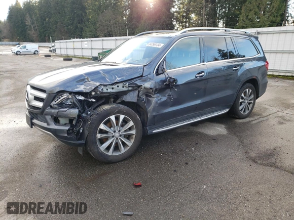 2016 Mercedes-Benz GL with VIN 4JGDF6EE1GA689103, listed as a Copart auction lot 84296134 with 133,948 mi miles and Salvage Title. Bid and sale history available at carsss.com. Image 1.