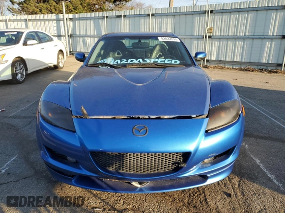 2004 Mazda RX-8 with VIN JM1FE173040110022, listed as a Copart auction lot 83032674 with 108,037 mi miles and Clean Title. Bid and sale history available at carsss.com. Image 5.