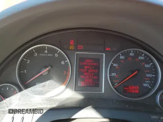 2004 Audi A4 1.8T with VIN WAULC68E44A027691, listed as a Copart auction lot 76308064 with 114,236 mi miles and Salvage Title. Bid and sale history available at carsss.com. Image 9.
