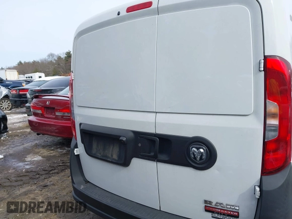 2020 Ram ProMaster City Cargo Van Tradesman with VIN ZFBHRFAB0L6R67529, listed as a IAAI auction lot 41516078 with 114,506 mi miles. Bid and sale history available at carsss.com. Image 16.