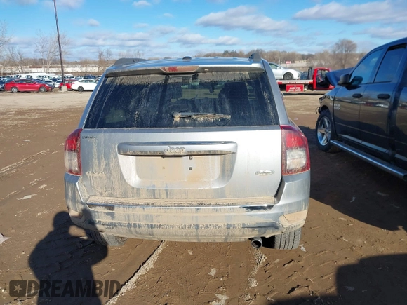 2017 Jeep Compass High Altitude with VIN 1C4NJDEBXHD113351, listed as a IAAI auction lot 41673188 with 59,752 mi miles. Bid and sale history available at carsss.com. Image 16.