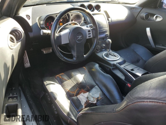 2005 Nissan 350Z 35th Anniversary Edition с VIN JN1AZ34D55M603330, выставлен на аукционе Copart как лот 48252545 с пробегом 205 922 миль миль и Списание • Salvage title. История ставок и продаж доступна на DreamBid. Изображение 8.