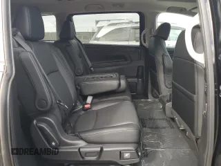 2025 Honda Odyssey EX-L with VIN 5FNRL6H64SB022808, listed as a Copart auction lot 88758565 with 6 mi miles and Salvage Title. Bid and sale history available at carsss.com. Image 11.