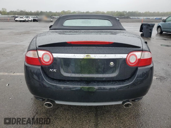2007 Jaguar XK with VIN SAJDA44B175B00756, listed as a Copart auction lot 55358185 with 104,282 mi miles and Clean Title. Bid and sale history available at DreamBid. Image 6.