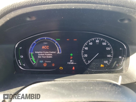 2019 Honda Insight Touring with VIN 19XZE4F90KE028249, listed as a Copart auction lot 49175905 with 112,165 mi miles and Salvage Title. Bid and sale history available at carsss.com. Image 9.