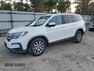 2019 Honda Pilot EX-L with VIN 5FNYF5H44KB009679, listed as a Copart auction lot 62210505 with 148,628 mi miles and Salvage title. Bid and sale history available at DreamBid. Image 1.