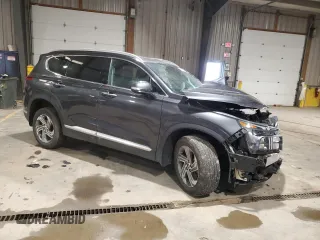 2022 Hyundai Santa Fe SEL with VIN 5NMS6DAJ7NH404992, listed as a Copart auction lot 48791045 with 0 mi miles and Salvage Title. Bid and sale history available at carsss.com. Image 4.
