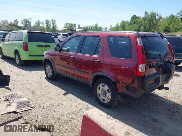 2006 Honda CR-V LX with VIN JHLRD68556C001167, listed as a IAAI auction lot 42104036 with 113,590 mi miles and . Bid and sale history available at DreamBid. Image 3.