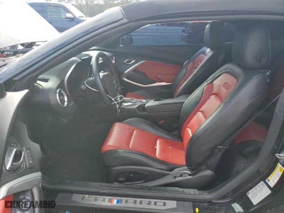 2017 Chevrolet Camaro 2SS with VIN 1G1FH3D73H0133853, listed as a Copart auction lot 83955294 with 0 mi miles and Salvage Title. Bid and sale history available at carsss.com. Image 7.