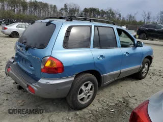 2003 Hyundai Santa Fe GLS with VIN KM8SC73D53U525667, listed as a Copart auction lot 46217945 with 160,469 mi miles and Salvage Title. Bid and sale history available at carsss.com. Image 3.