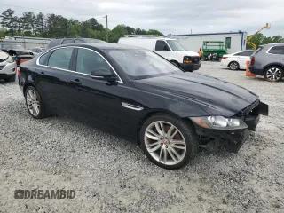 2016 Jaguar XF 35t Prestige with VIN SAJBE4BVXGCY03824, listed as a Copart auction lot 52516645 with 96,616 mi miles and Salvage Title. Bid and sale history available at carsss.com. Image 4.