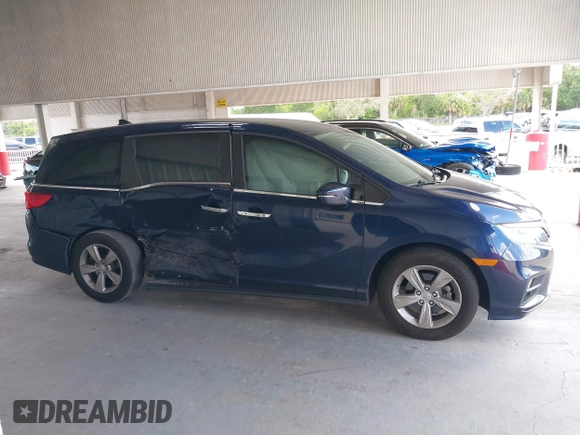 2018 Honda Odyssey EX with VIN 5FNRL6H56JB070610, listed as a IAAI auction lot 42569647 with 78,554 mi miles and . Bid and sale history available at DreamBid. Image 13.