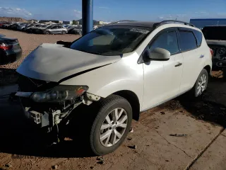 2014 Nissan Murano SV with VIN JN8AZ1MW1EW505343, listed as a Copart auction lot 42640715 with 186,400 mi miles and Salvage Title. Bid and sale history available at carsss.com. Image 1.