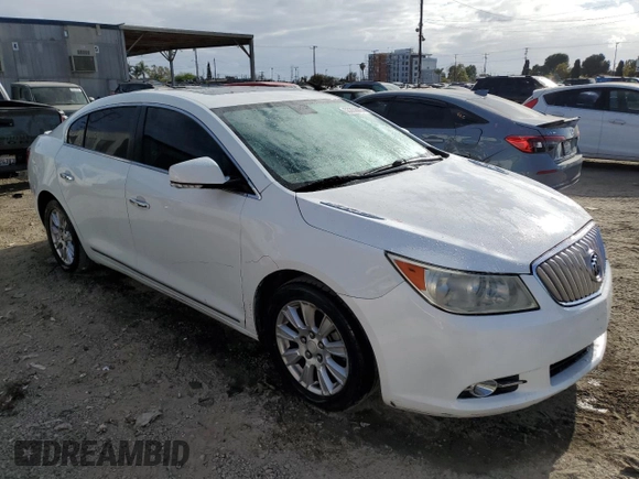 2012 Buick LaCrosse Leather with VIN 1G4GC5ERXCF285118, listed as a Copart auction lot 53356665 with 126,724 mi miles and Salvage title. Bid and sale history available at DreamBid. Image 4.