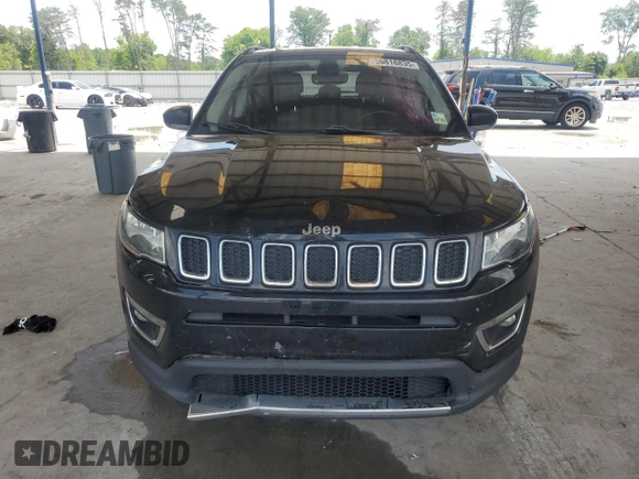 2018 Jeep Compass Limited with VIN 3C4NJDCBXJT258828, listed as a Copart auction lot 56818835 with 115,721 mi miles and Salvage title. Bid and sale history available at DreamBid. Image 5.