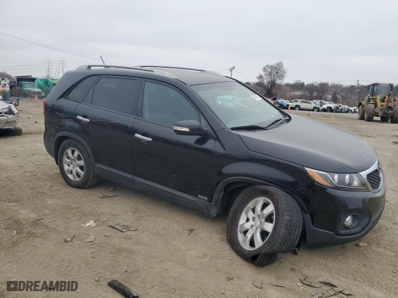 2011 Kia Sorento LX with VIN 5XYKTCA12BG159382, listed as a Copart auction lot 49151255 with 118,413 mi miles and Salvage Title. Bid and sale history available at carsss.com. Image 4.