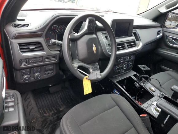 2022 Chevrolet Tahoe Commercial with VIN 1GNSKLED6NR304377, listed as a Copart auction lot 43706015 with 19,973 mi miles and Salvage Title. Bid and sale history available at carsss.com. Image 8.