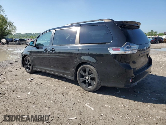 2011 Toyota Sienna SE with VIN 5TDXK3DCXBS048314, listed as a Copart auction lot 55989415 with 200,841 mi miles and Salvage title. Bid and sale history available at DreamBid. Image 2.