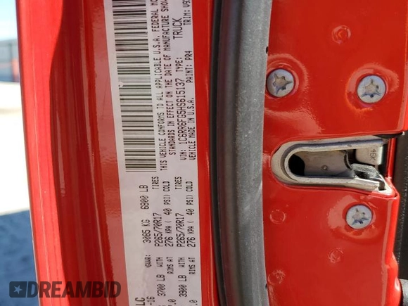 2017 Ram 1500 Tradesman z VIN 1C6RR6FG5HS615137, wystawiony jako Copart lot #48182125 z przebiegiem 74 314 mil mil oraz Szkoda całkowita • Salvage title. Historia ofert i sprzedaży dostępna na DreamBid. Obrazek 15.