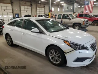 2016 Hyundai Sonata SE with VIN 5NPE24AF7GH358882, listed as a Copart auction lot 52387155 with 160,824 mi miles and Clean Title. Bid and sale history available at carsss.com. Image 4.