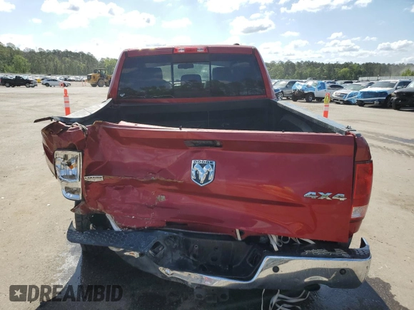 2009 Dodge 1500 SLT with VIN 1D3HV13T79J524695, listed as a Copart auction lot 54044725 with 233,668 mi miles and Salvage title. Bid and sale history available at DreamBid. Image 6.