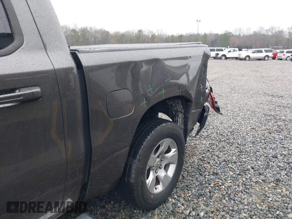 2022 Ram 1500 Big Horn with VIN 1C6RREFG6NN337093, listed as a IAAI auction lot 41619033 with 58,264 mi miles and . Bid and sale history available at DreamBid. Image 19.