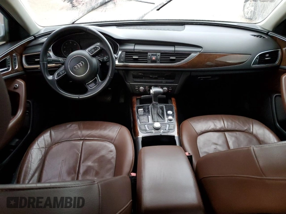 2015 Audi A6 2.0T Premium with VIN WAUCFAFC6FN009913, listed as a Copart auction lot 77592014 with 0 mi miles and Clean Title. Bid and sale history available at carsss.com. Image 8.