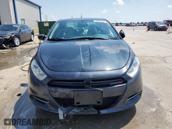2013 Dodge Dart Rallye with VIN 1C3CDFBA2DD137163, listed as a Copart auction lot 58738844 with 108,822 mi miles and Salvage Title. Bid and sale history available at carsss.com. Image 5.
