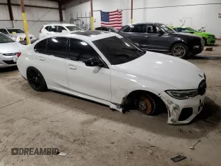 2020 BMW 3 Series M340i xDrive with VIN WBA5U9C06LA380967, listed as a Copart auction lot 68617303 with Not Provided miles and Salvage Title. Bid and sale history available at DreamBid. Image 4.