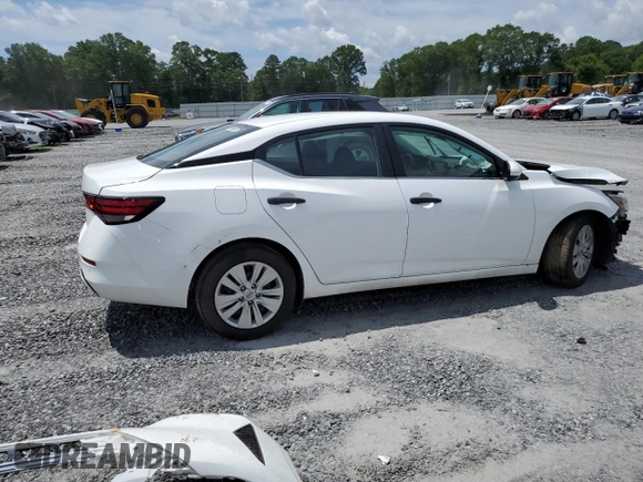 2024 Nissan Sentra S with VIN 3N1AB8BV0RY288968, listed as a Copart auction lot 59863405 with 31,397 mi miles and Salvage title. Bid and sale history available at DreamBid. Image 3.