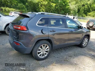 2016 Jeep Cherokee Limited z VIN 1C4PJMDB0GW172308, wystawiony jako Copart lot #62772855 z przebiegiem 146 834 mil mil oraz Czysty tytuł • Clean title. Historia ofert i sprzedaży dostępna na DreamBid. Obrazek 3.